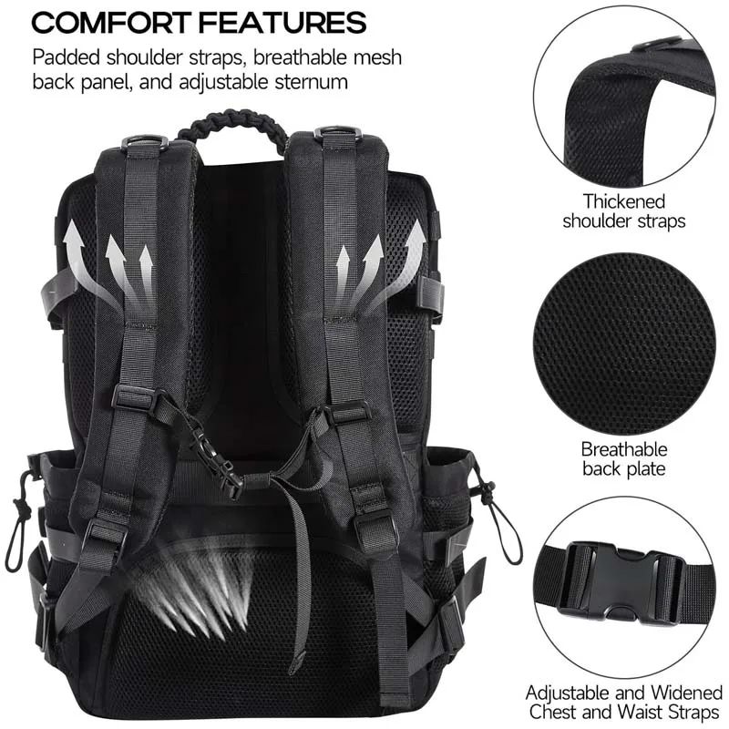 1000D Polyester Travel Hiking Trekking Camping Rucksack product detail 7