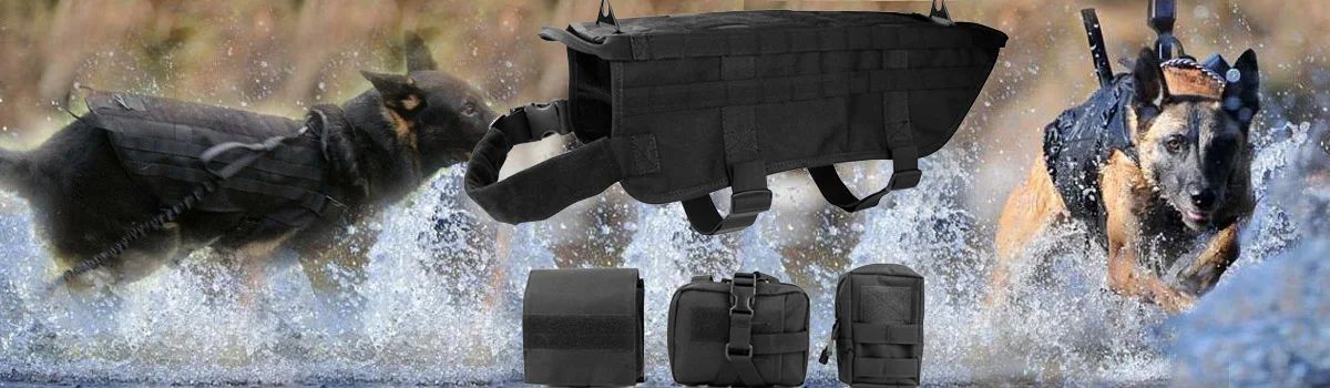 1000D Tactical Service Training Dog Vest Molle Dog product detail 1