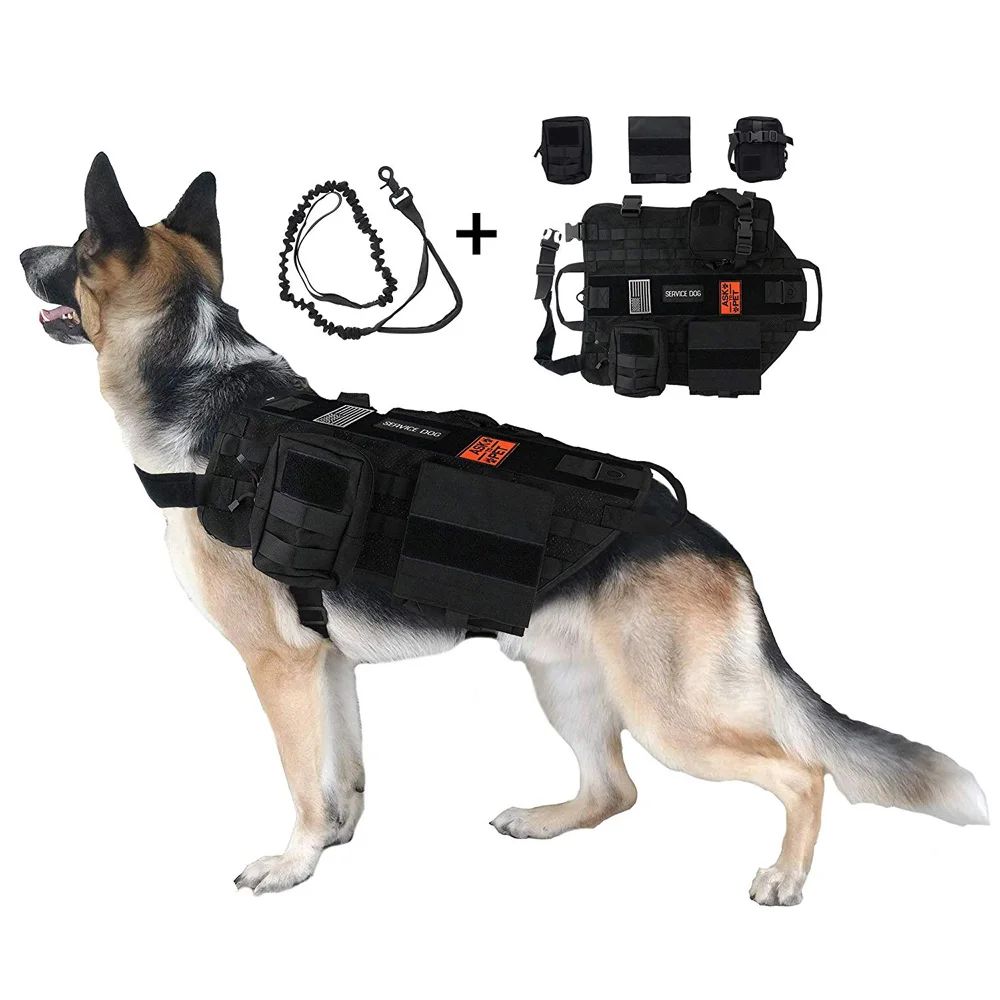 1000D Tactical Service Training Dog Vest Molle Dog product detail 6