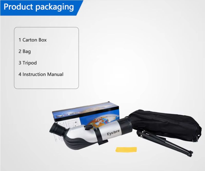 101 20-60X60 High Definition Bak4 Porro System Zoom product detail 5