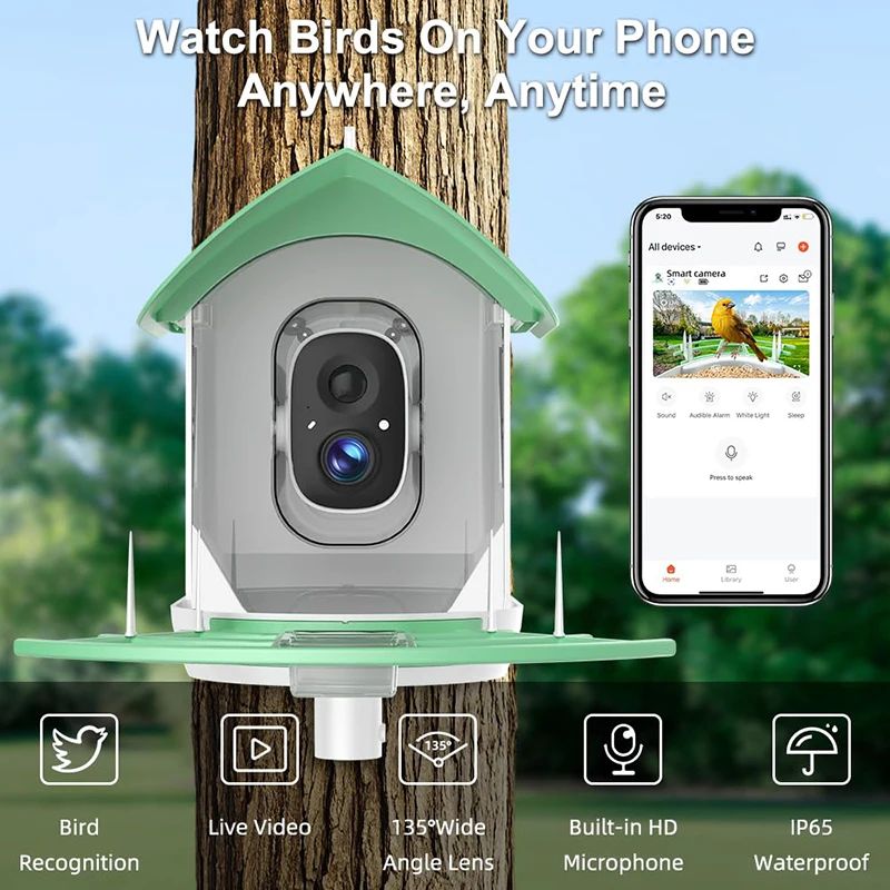 1080HD AI Recognition Outdoor Hanging Solar Powered Smart product detail 2