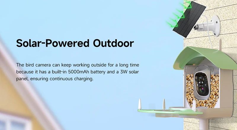 1080HD AI Recognition Outdoor Hanging Solar Powered Smart product detail 7