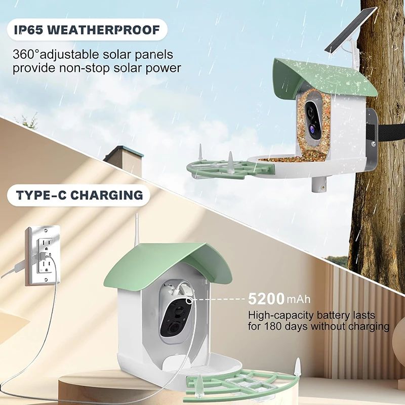 1080HD AI Recognition Outdoor Hanging Solar Powered Smart product detail 8