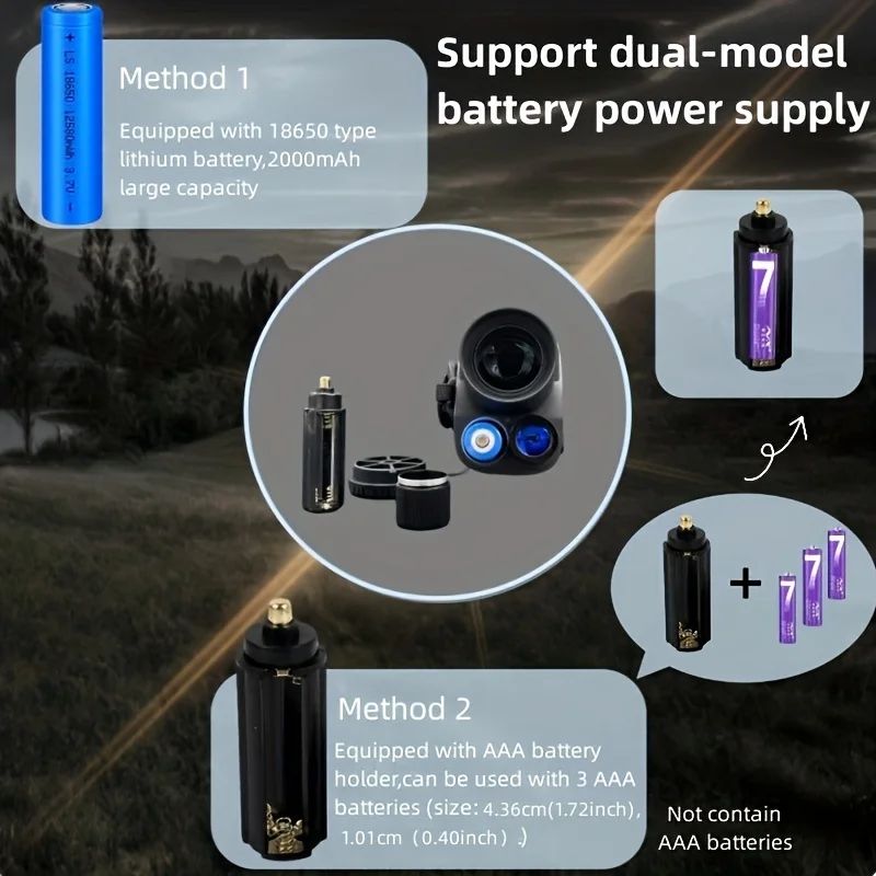 1080P HD Night Vision Waterproof Monocular 5x-30x Digital product detail 6