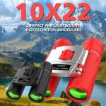 10x22 Black&Red Binoculars for Adults and Kids, gallery 05