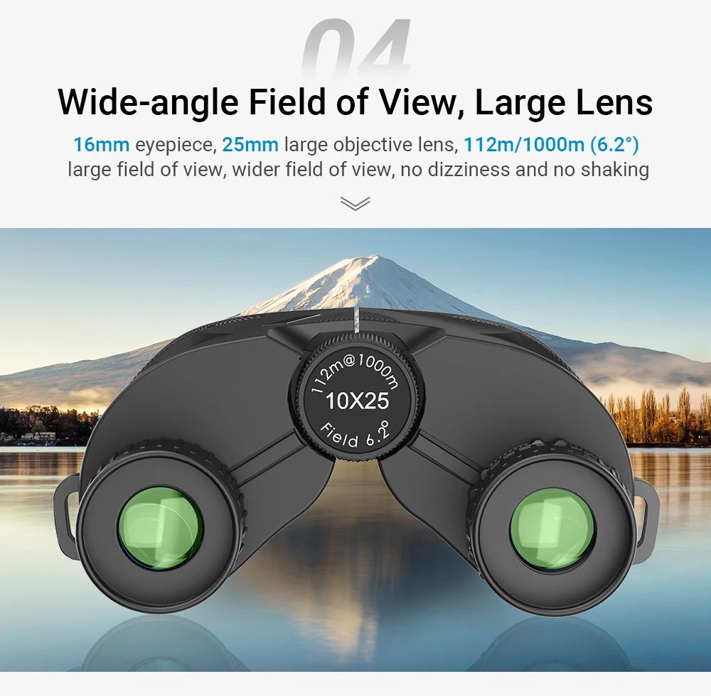 10x25 Binoculars for Adults and Kids Compact Binoculars product detail 6