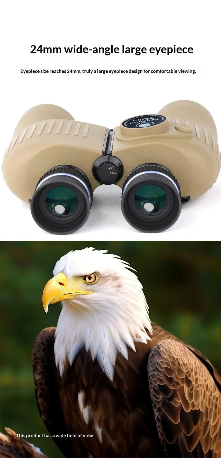 10x50 Refracting Porro Binoculars High-definition Low Light product detail 7