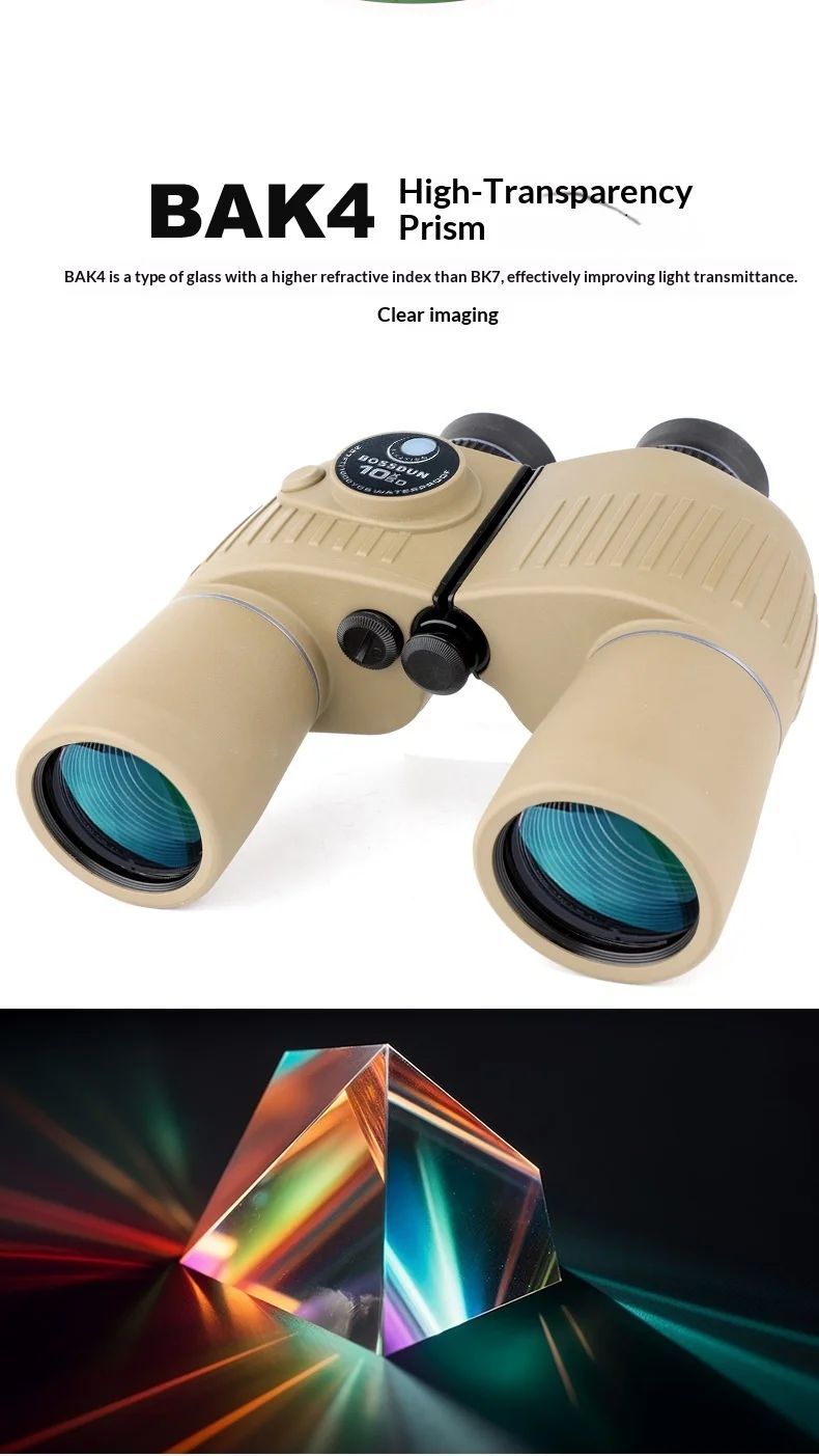 10x50 Refracting Porro Binoculars High-definition Low Light product detail 8