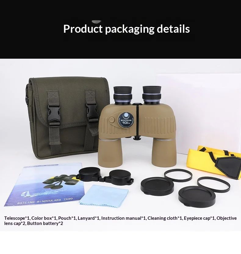 10x50 Refracting Porro Binoculars High-definition Low Light product detail 17