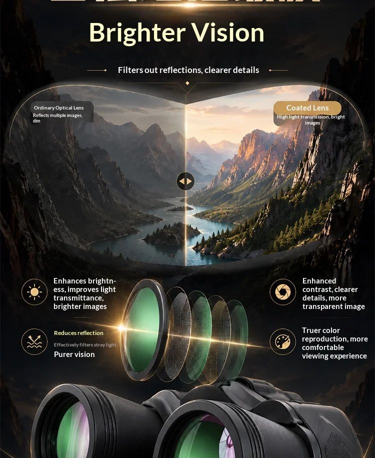 10x50BDM Handheld Binoculars High Definition High product detail 14