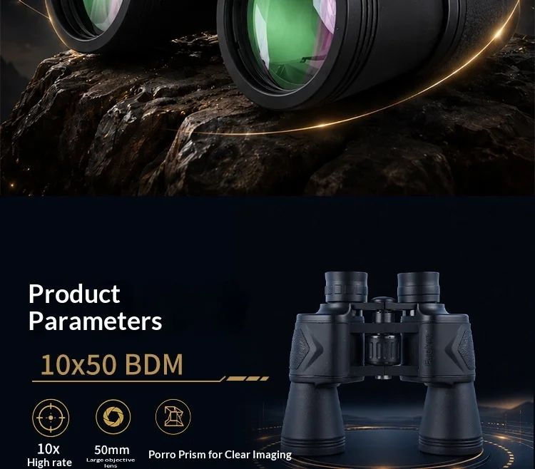 10x50BDM Handheld Binoculars High Definition High product detail 15