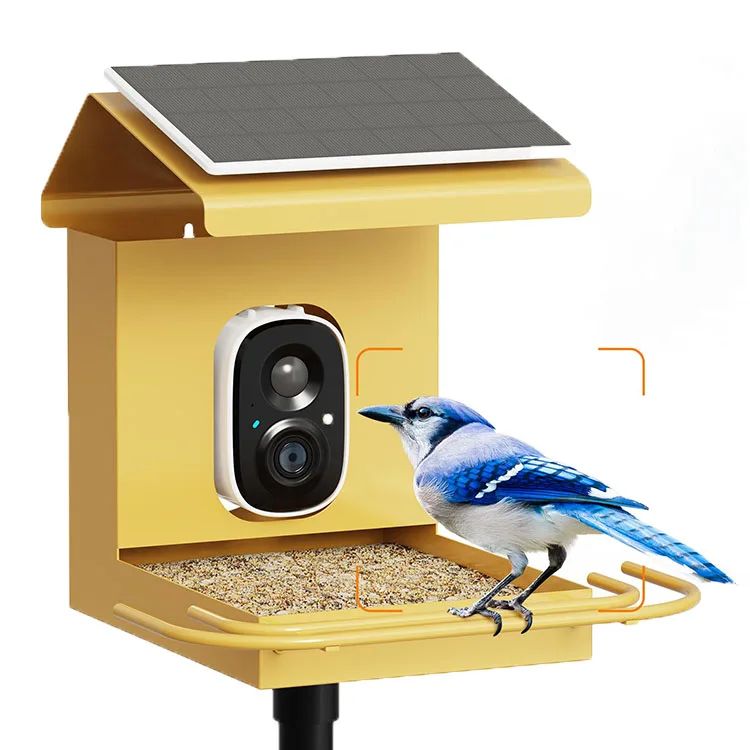10X7X10 Inch Solar-Powered Bird Feeder with Camera, Suitable product detail 2