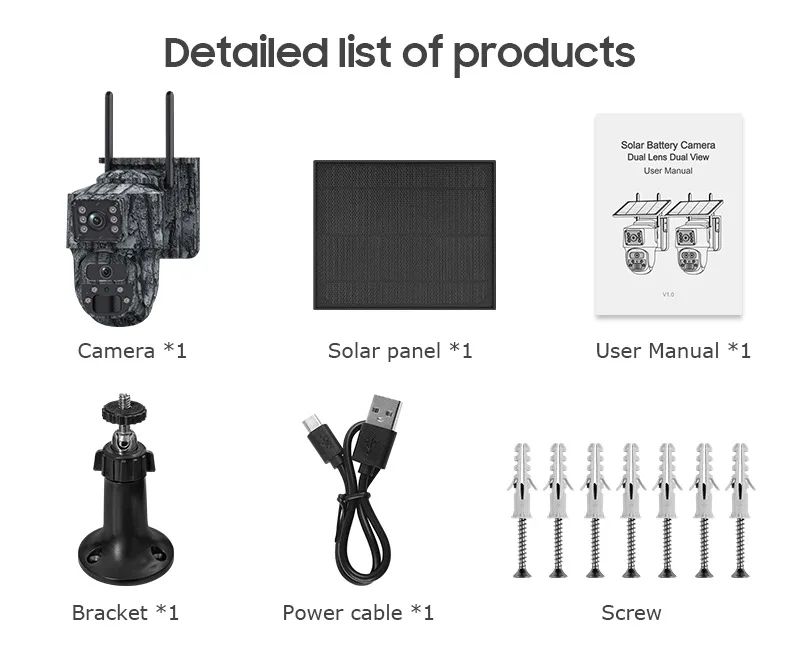 12MP 4G Outdoor Solar Hunting Camera AI Voice product detail 18