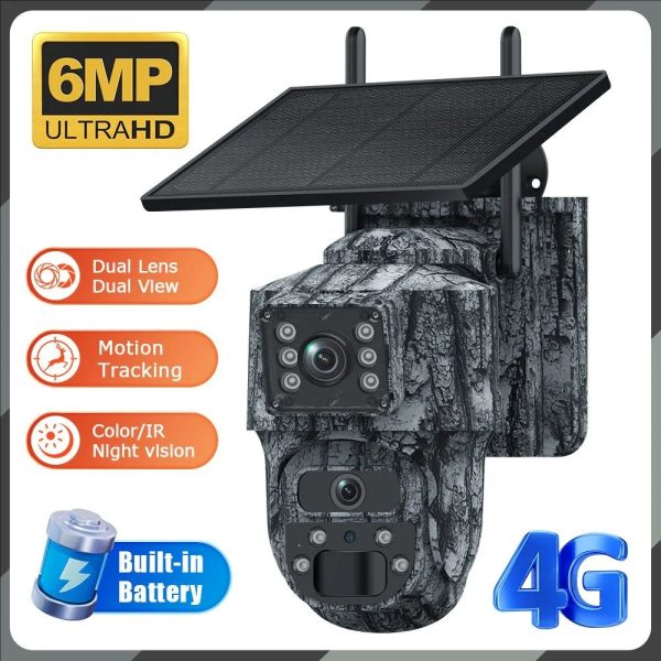 12MP 4G Outdoor Solar Hunting Camera AI Voice main