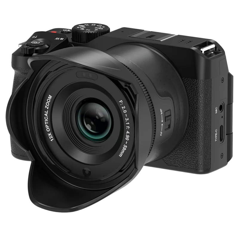 12x-optical-zoom-digital-camera-2-8-inch-flip-screen-5k-video-recorder-built-in-led-fill-light-for-travel-and-everyday-photography-main Digital Camera main product image
