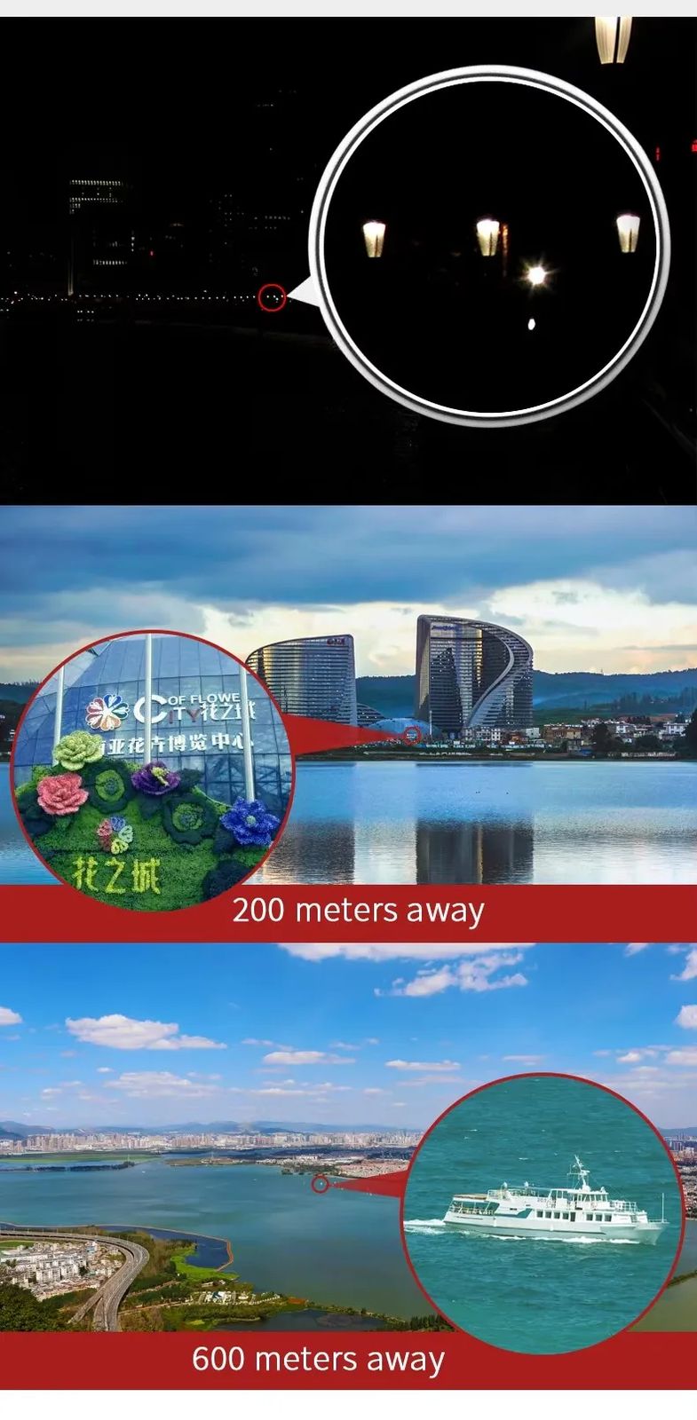 12X50 HD Adult Pocket Telescope Monocular FMC & product detail 8