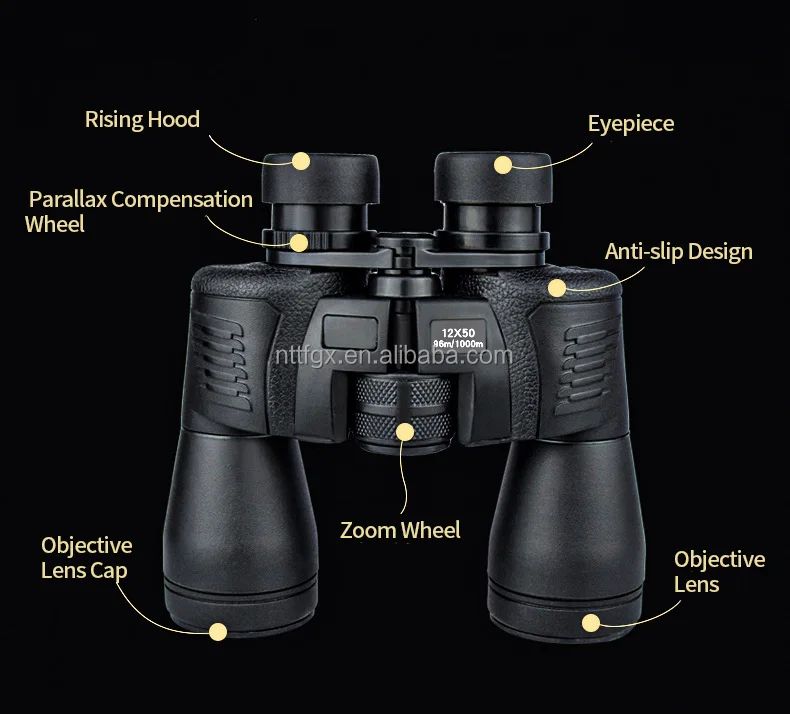 12x50 Powerful Binoculars Night Vision Teropong Binocular product detail 5