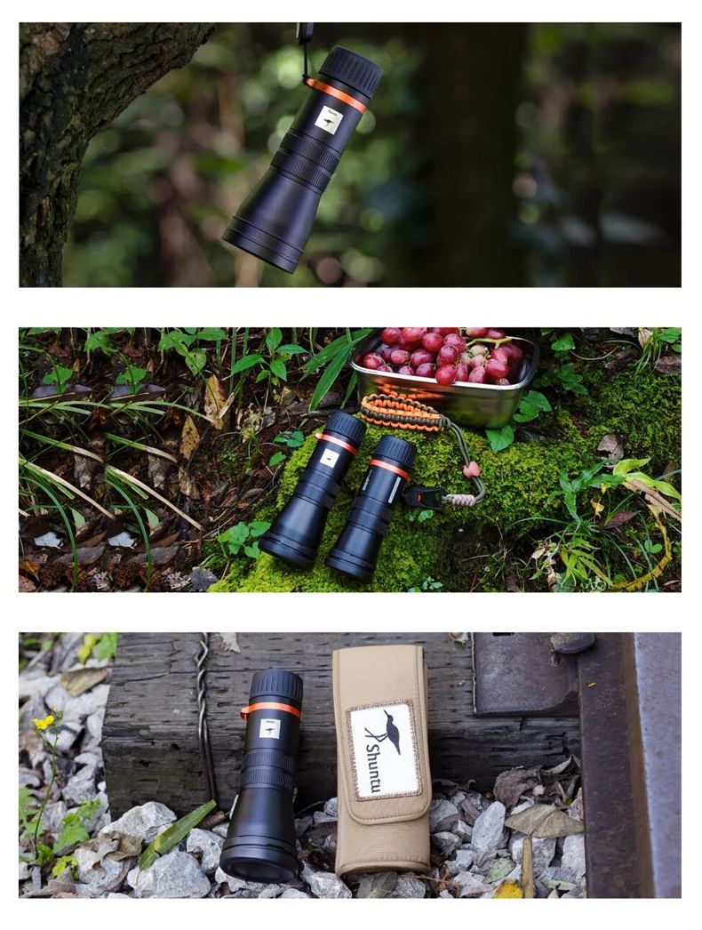 12x50 Roof Monocular BAK4 CNC Alloy SMC HRDC product detail 10