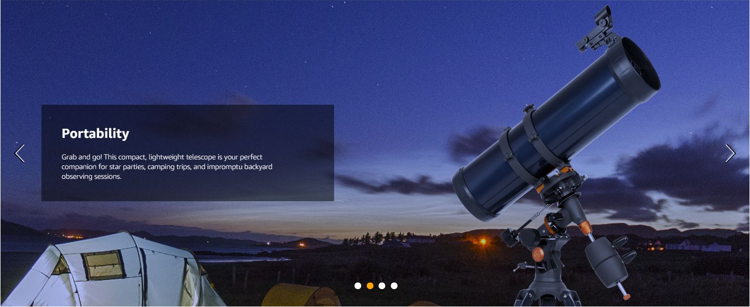 130EQ Newtonian Telescope - Reflector Telescope for product detail 3