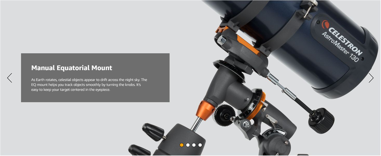 130EQ Newtonian Telescope - Reflector Telescope for product detail 4