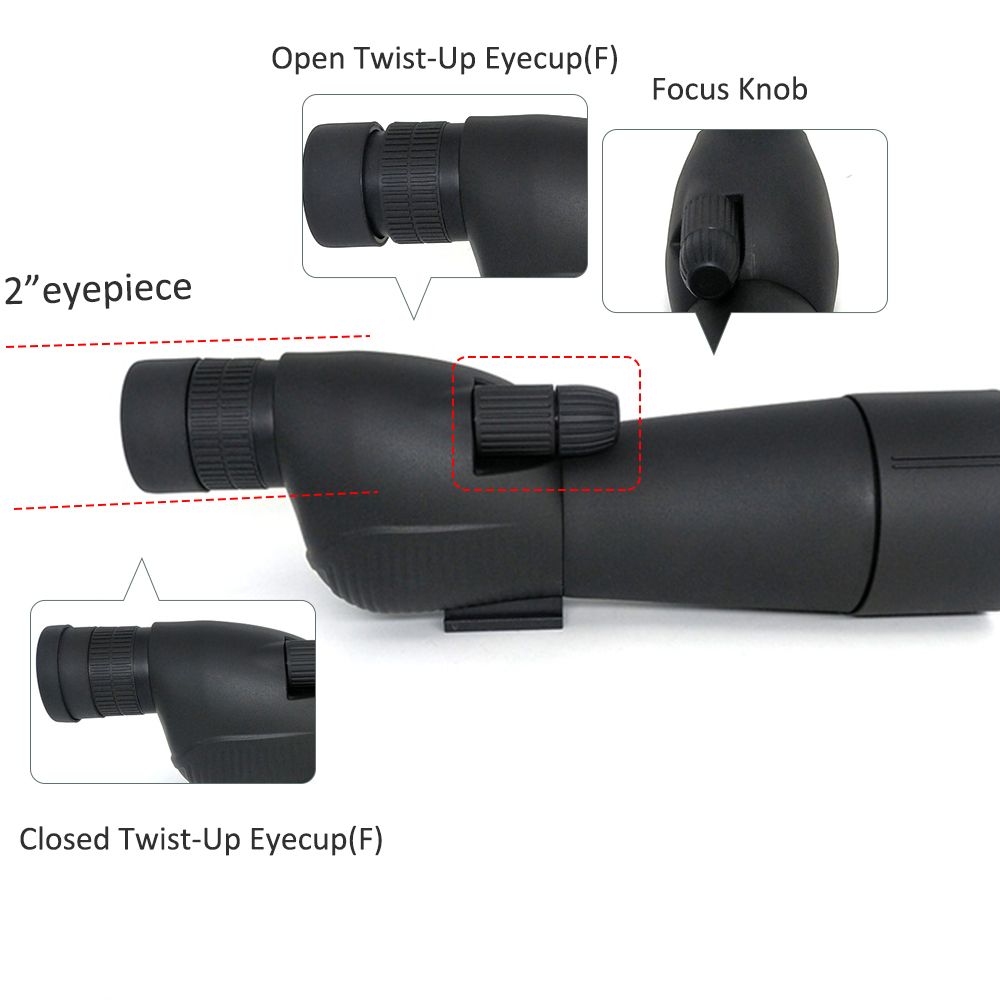15-45X60 20-60X60 Straight Spotting Scope for Target product detail 1