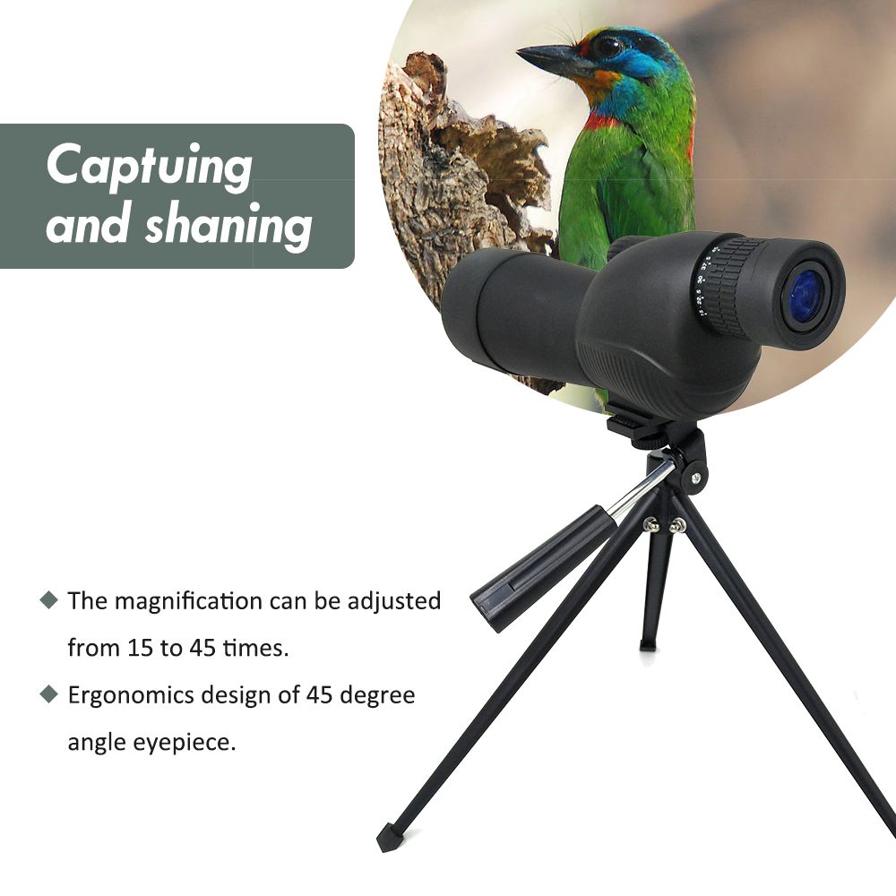 15-45X60 20-60X60 Straight Spotting Scope for Target product detail 2