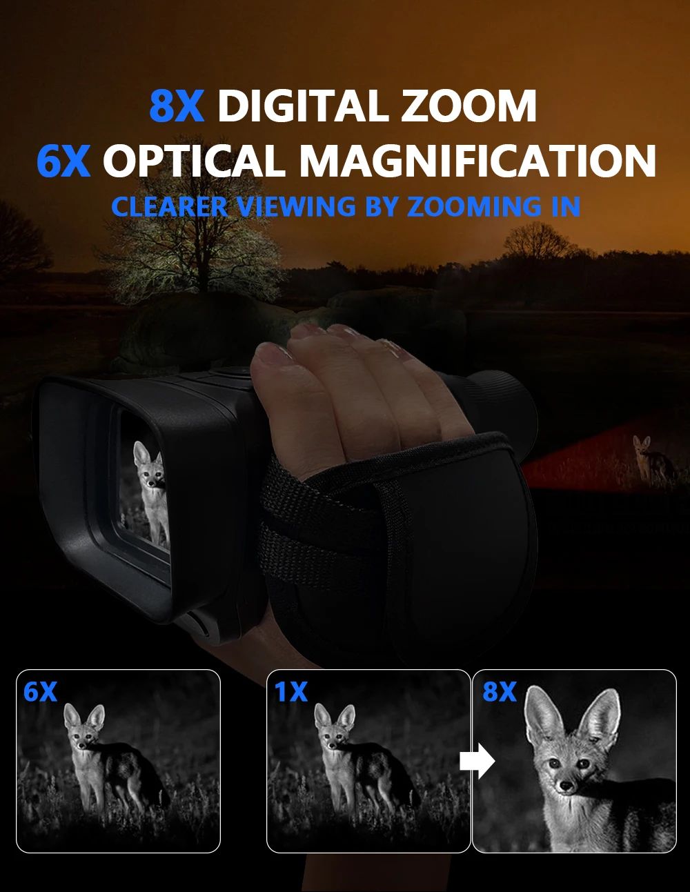 2.0 Inches HD Display DT19 Digital Night Vision product detail 3