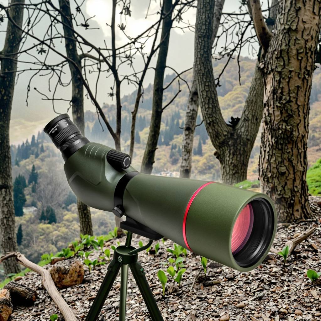 20-60x80 HD Clear Image BAK4 Prism Spotting Scopes product detail 3