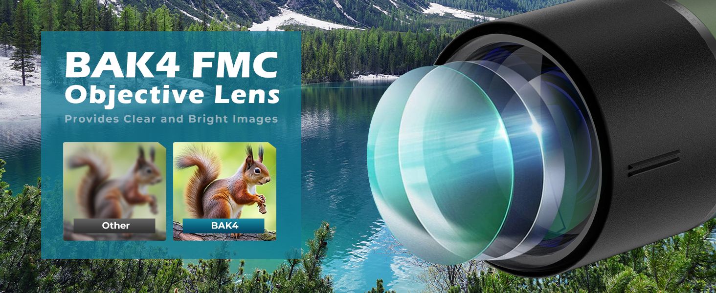 20-60x80 HD Clear Image BAK4 Prism Spotting Scopes product detail 5