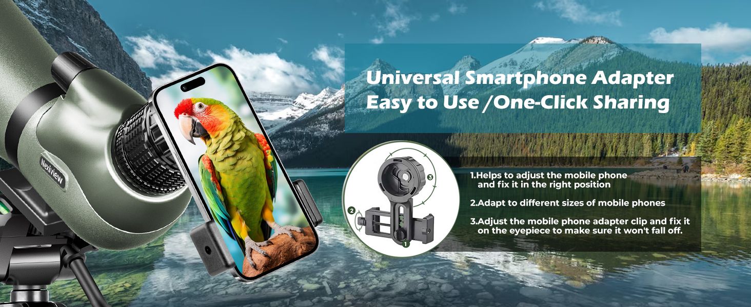 20-60x80 HD Clear Image BAK4 Prism Spotting Scopes product detail 7