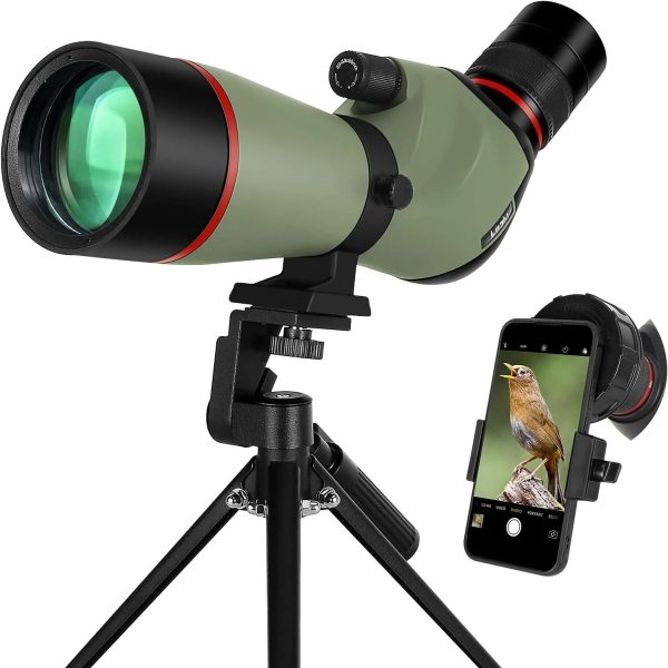 20-60X80 HD Dual Focusing Spotting Scope BAK4 Prism main