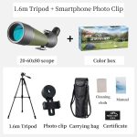 20-60x80 High Definition BAK4 Waterproof Spotting Scope Wide gallery 05