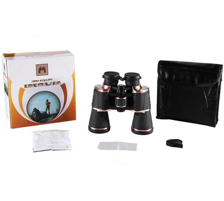 20x50 BAK4 Prism Waterproof Rubber+Plastic Retro Binoculars product detail 6