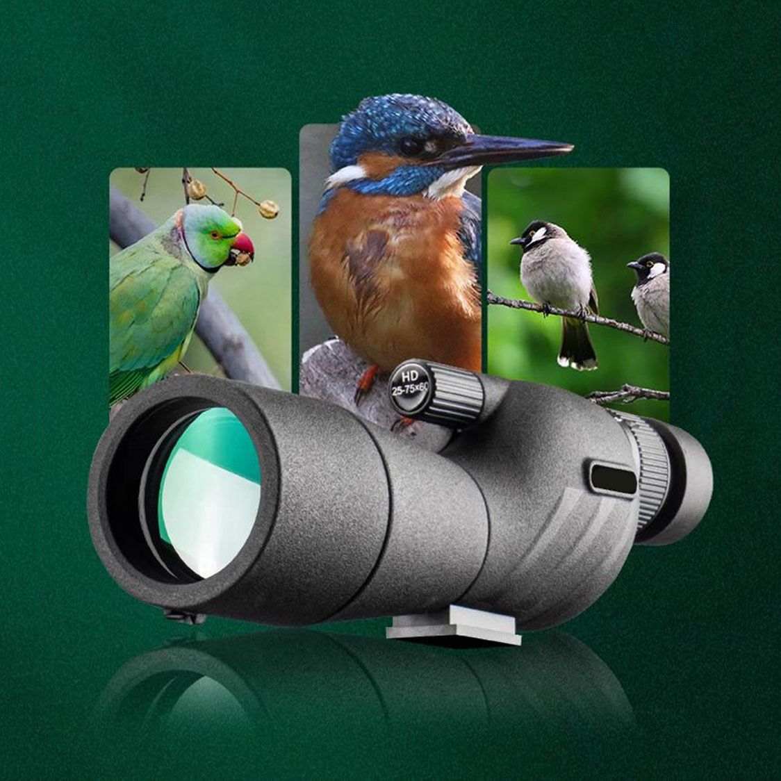 25-75X60 HD Spotting Scope Powerful Monocular Zoom Telescope product detail 3