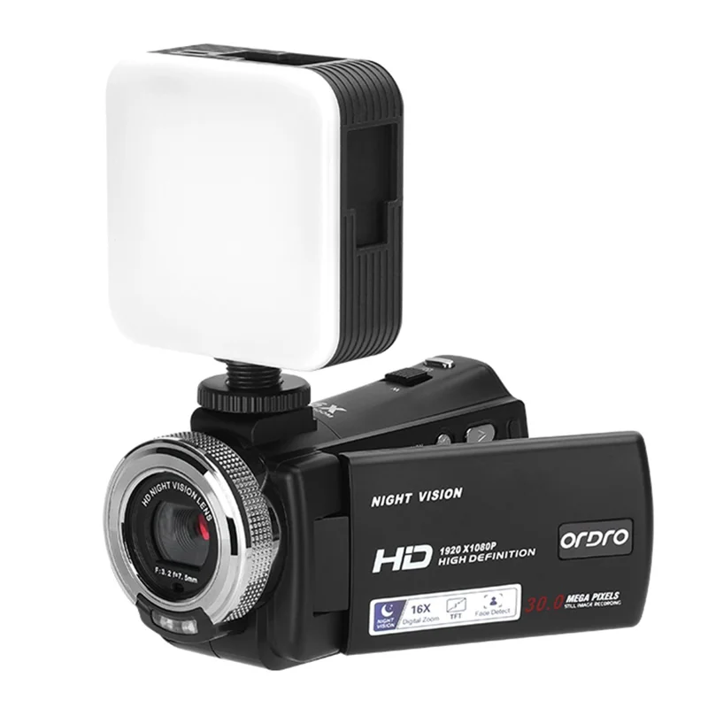 3-0-inch-camcorder-video-camera-ir-night-vision-vlogging-camera-with-fill-light-for-travel-family-moments-and-everyday-photography-main Vlogging Camera main product image