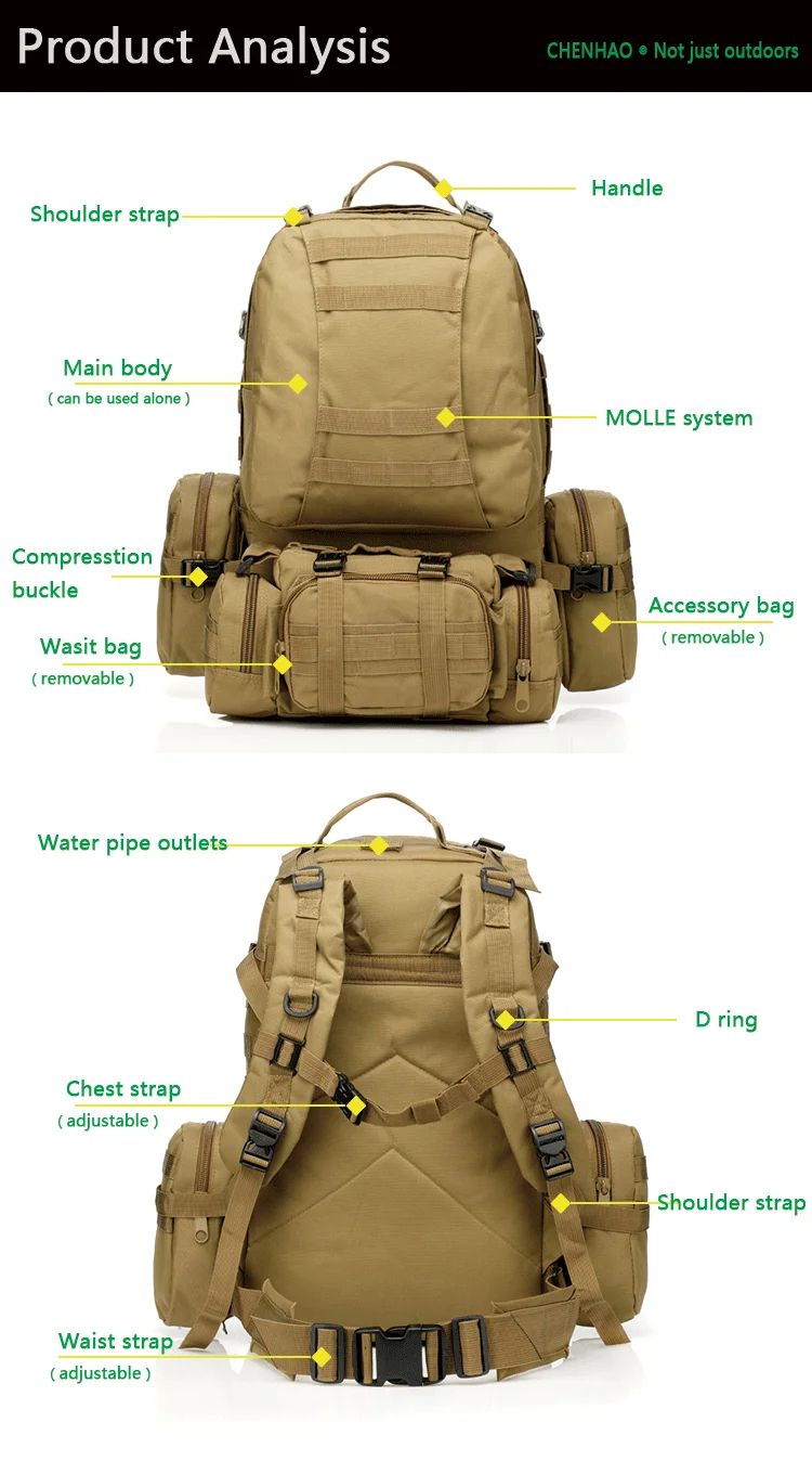 3 in 1 Russia EMR 900D Polyester Outdoor product detail 1