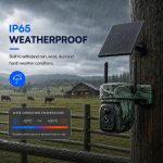 3MP 4G LTE Solar Security Camera PTZ Wireless gallery 05