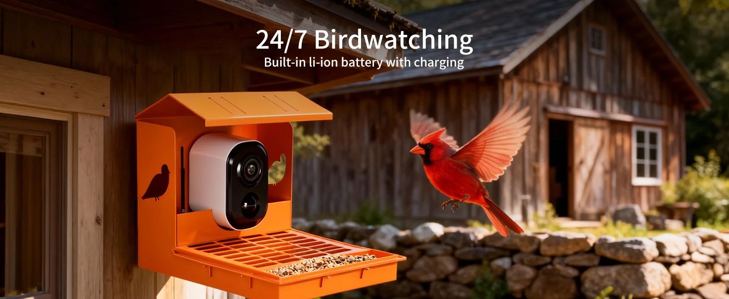 3MP HD Bird Feeder with Camera AI Bird product detail 7