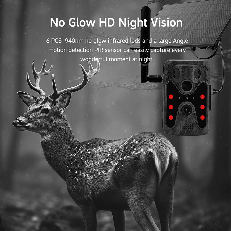 4G Solar Thermal Hunting Trail Camera with PIR MinMax Outdoors product detail image 1