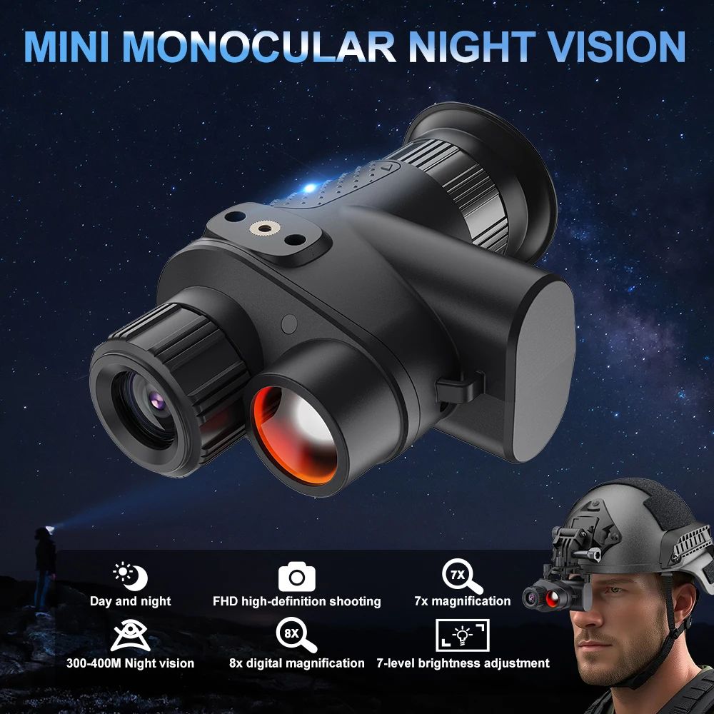 4K 36MP 400m Night IR Night Vision Monocular product detail 1