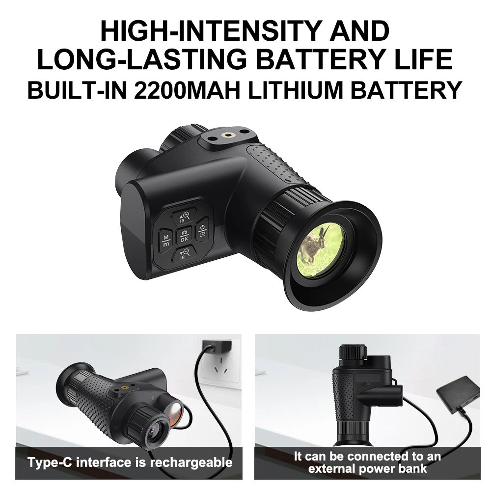 4K 36MP 400m Night IR Night Vision Monocular product detail 2