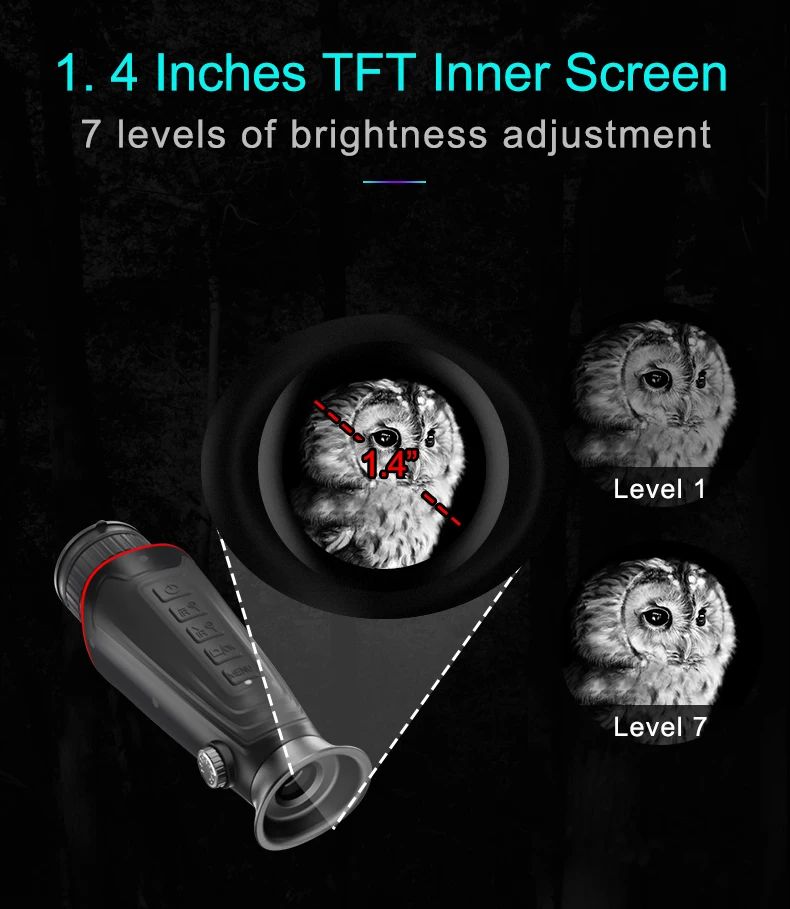 4K Digital Night Vision Monocular with Infrared Illuminator product detail 6