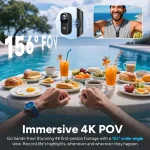 MinMax Outdoors 4K Mini Action Camera product gallery image