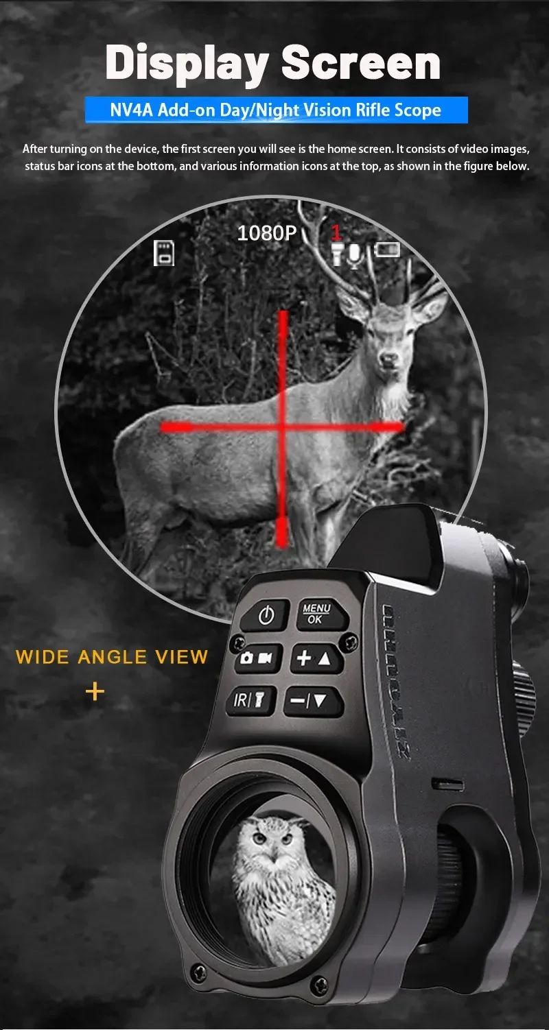 4X Zoom High Definition Night Vision Monocular Video product detail 6