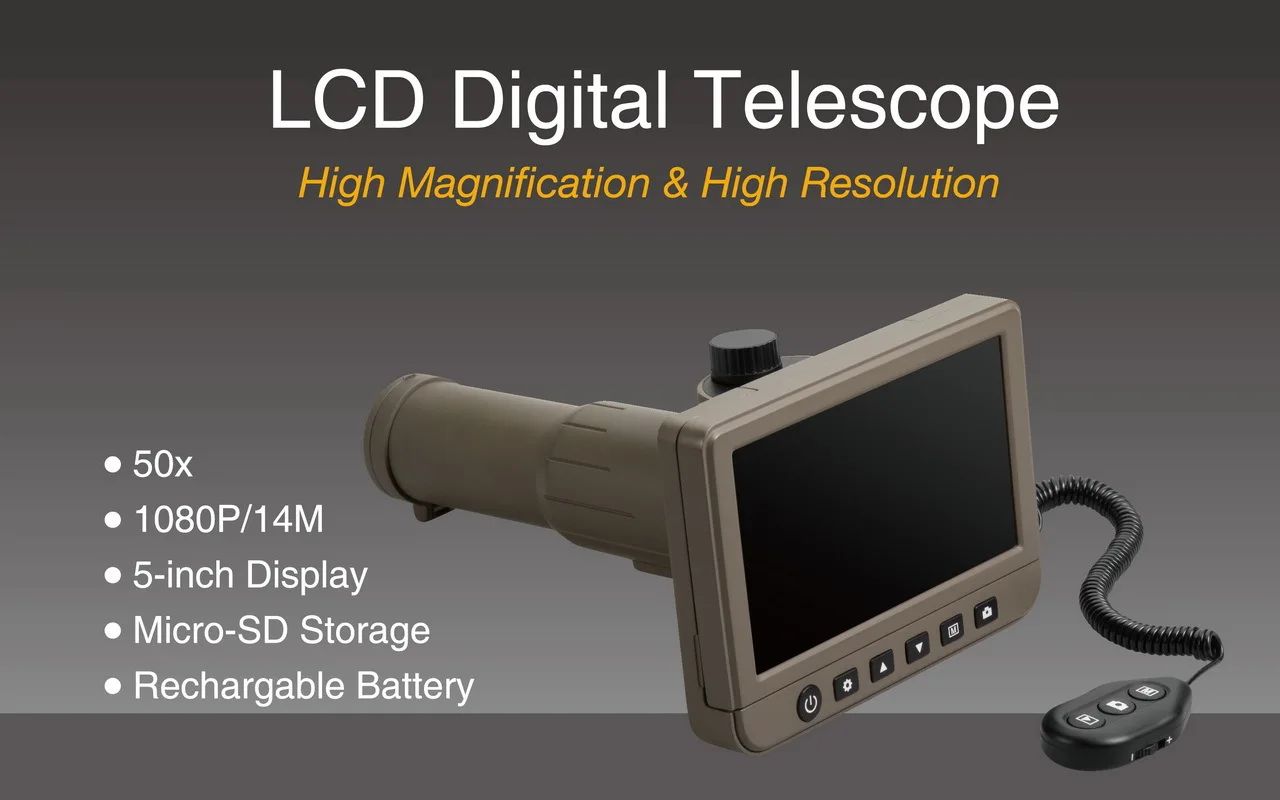 5.0 Inch IPS LCD Digital Telescope Camera 50X product detail 1