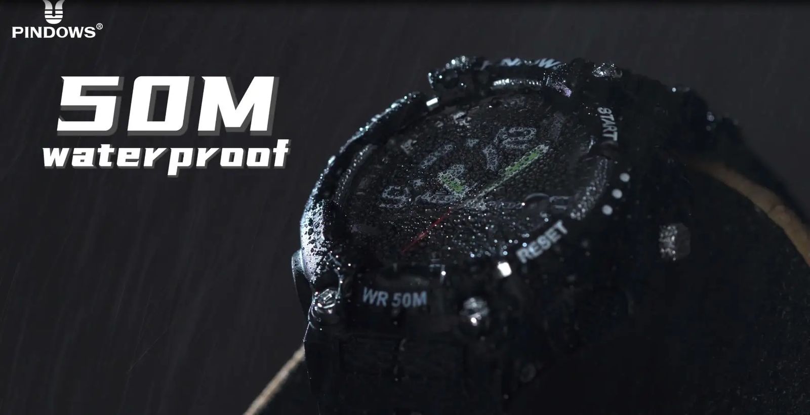 5BAR Waterproof Citizen Movement Fashion Sports Wristwatch product detail 5