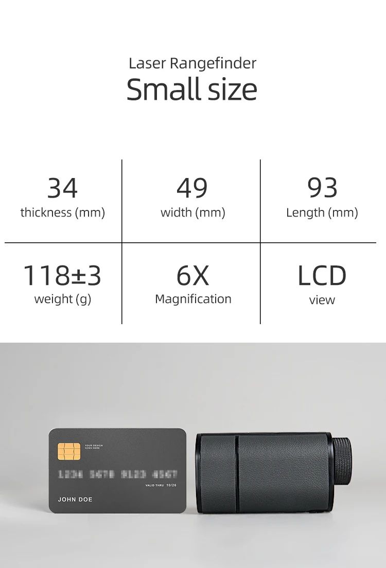 600M 6X Laser Range Finder Monocular Telescope Rangefinder product detail 3