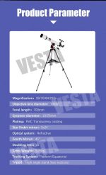 70070 Professional 28-210X Magnification Outdoor Moon Star gallery 04