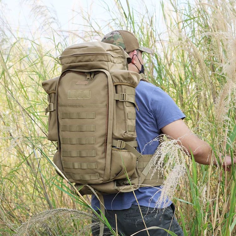 70L Tactical Backpack 900D Oxford Polyester Lining product detail 5