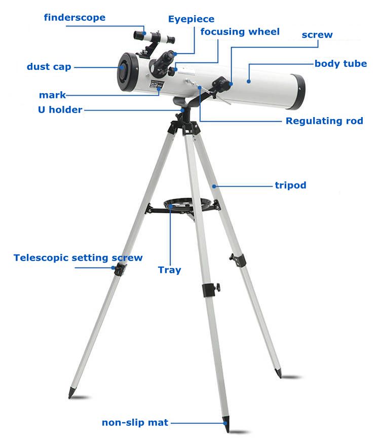 76700 Astronomical Telescope Zoom 175X Adjustable Tripod product detail 4